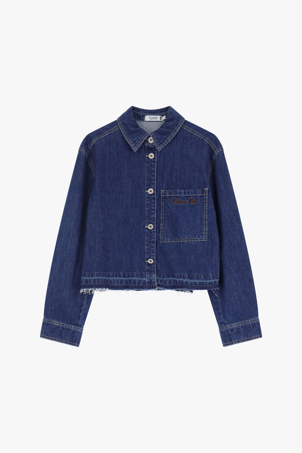 Please V0MZ Denim Jakke - Blu Denim - Image 2