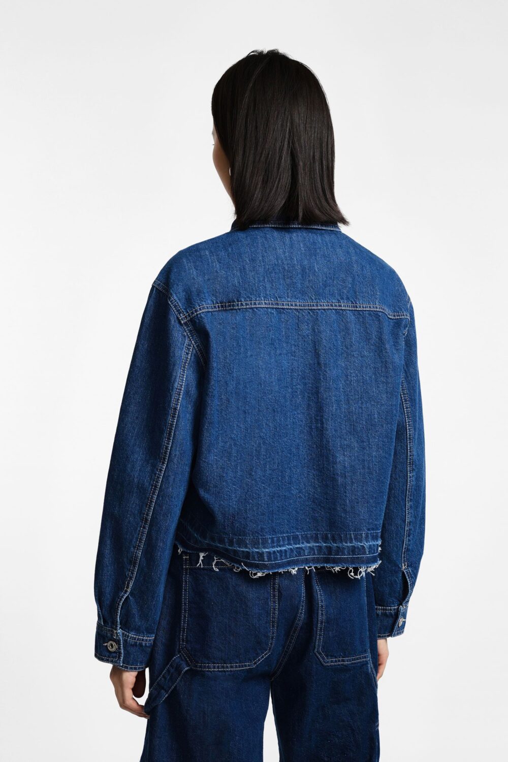 Please V0MZ Denim Jakke - Blu Denim - Image 3