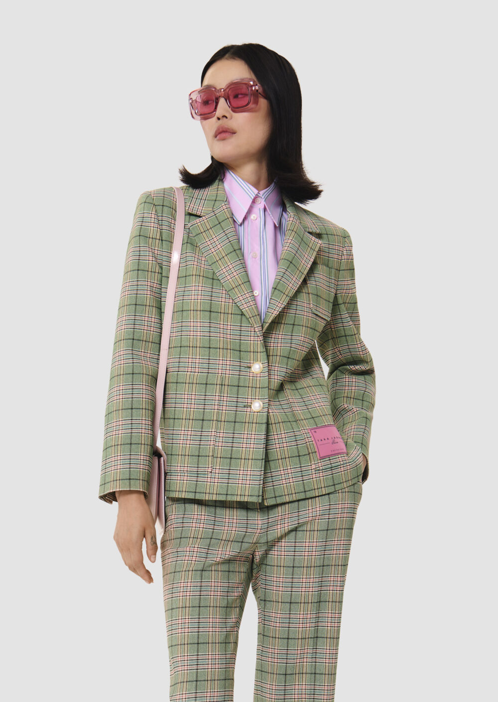 Tara Jarmon Valy Blazer Jakke - Grøn/Tern