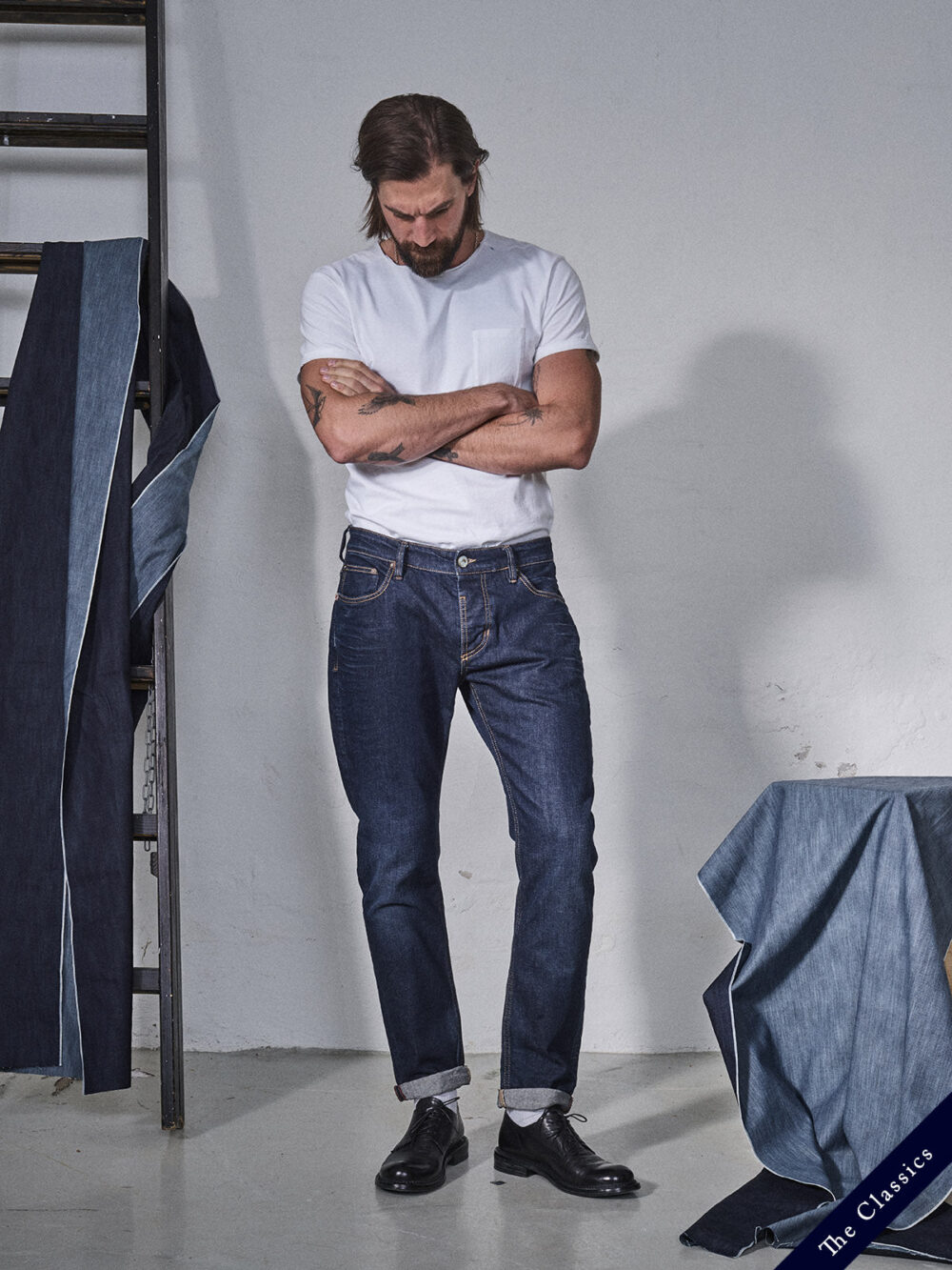 Blue de Genes Vinci Pala Dark Jeans - Dark Blue Denim