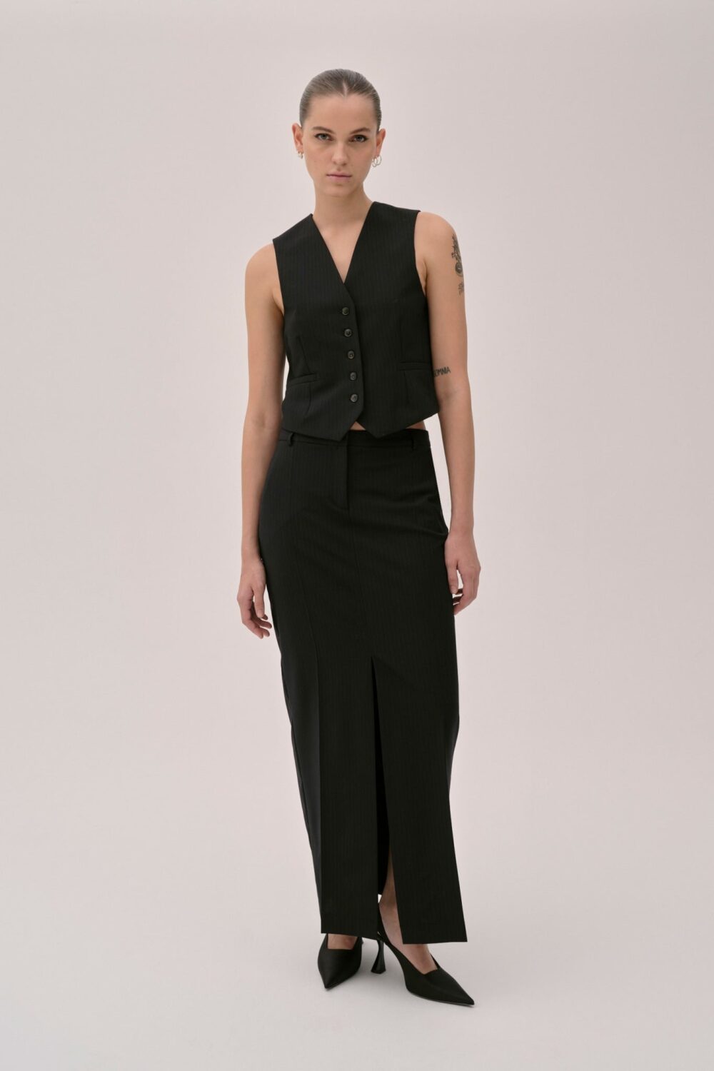 Herskind Nina Nederdel - Navy/Stribet