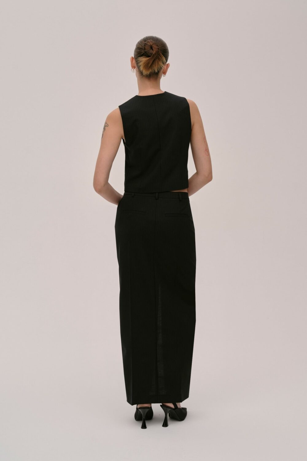 Herskind Nina Nederdel - Navy/Stribet - Image 2