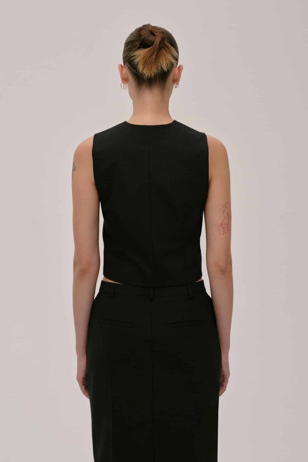 Herskind Mister Vest - Navy/Stribet - Image 2
