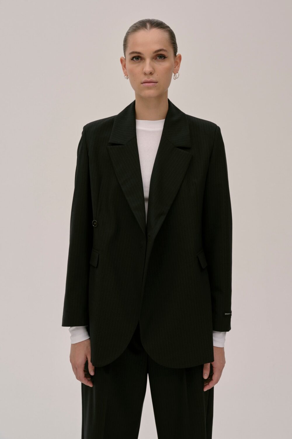 Herskind Lilith Blazer - Navy/Stribet