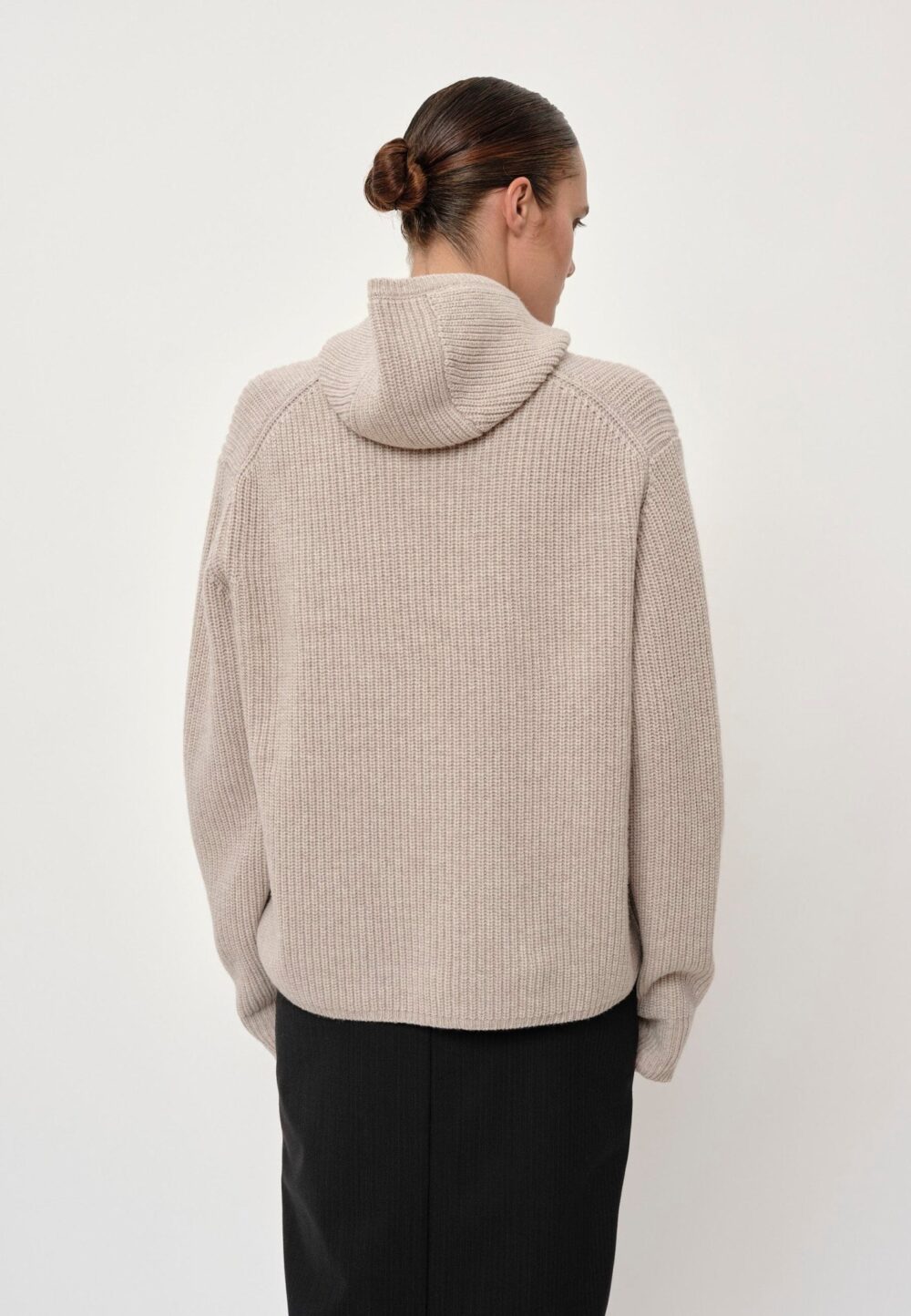 Herskind Holy Knit Hoodie - Sand - Image 4