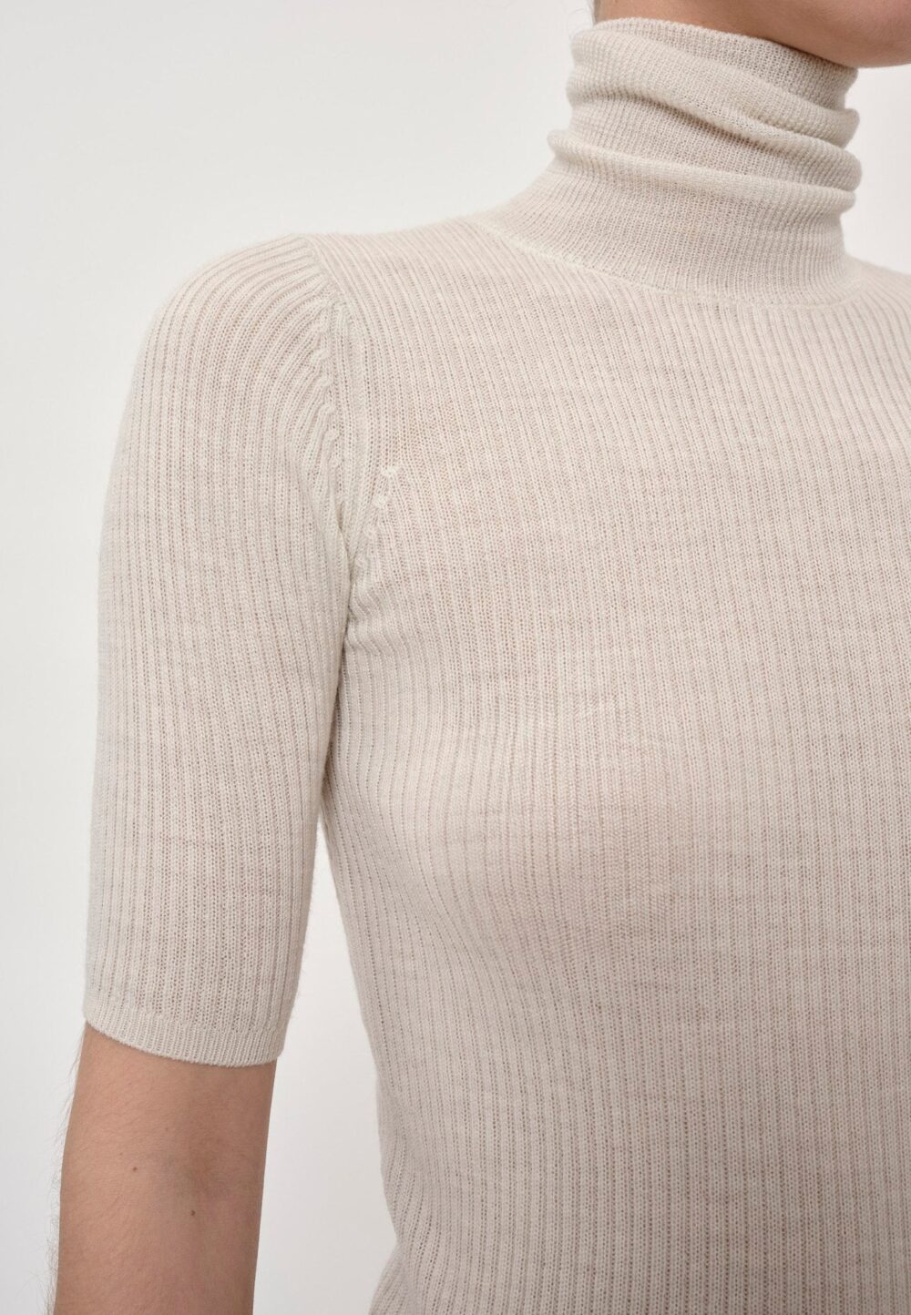 Herskind Evangalista Turtleneck Knit Blouse - Off-white - Image 2