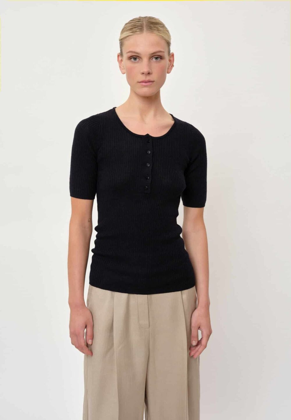 Herskind Agnes Knit Blouse - Navy