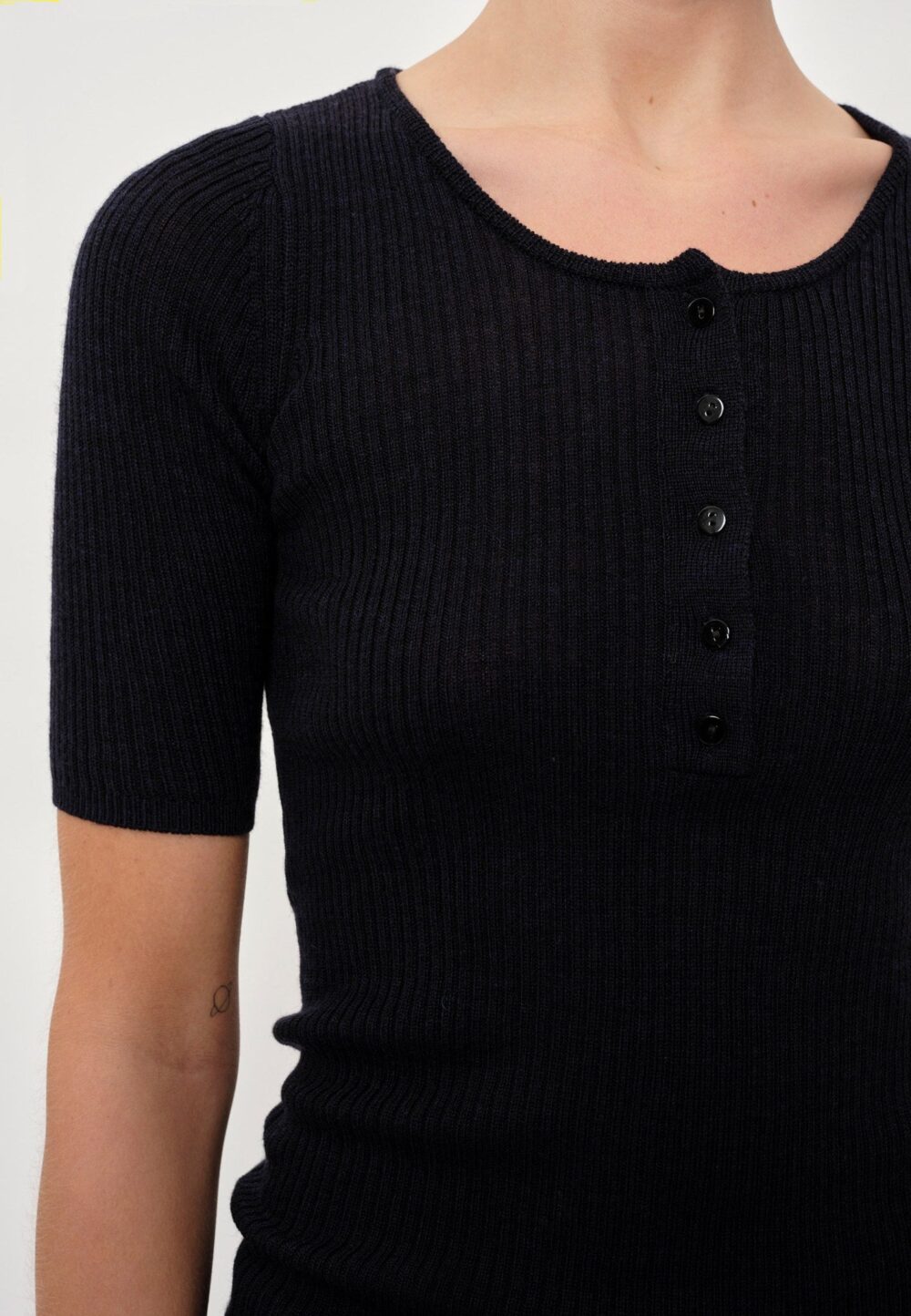 Herskind Agnes Knit Blouse - Navy - Image 2