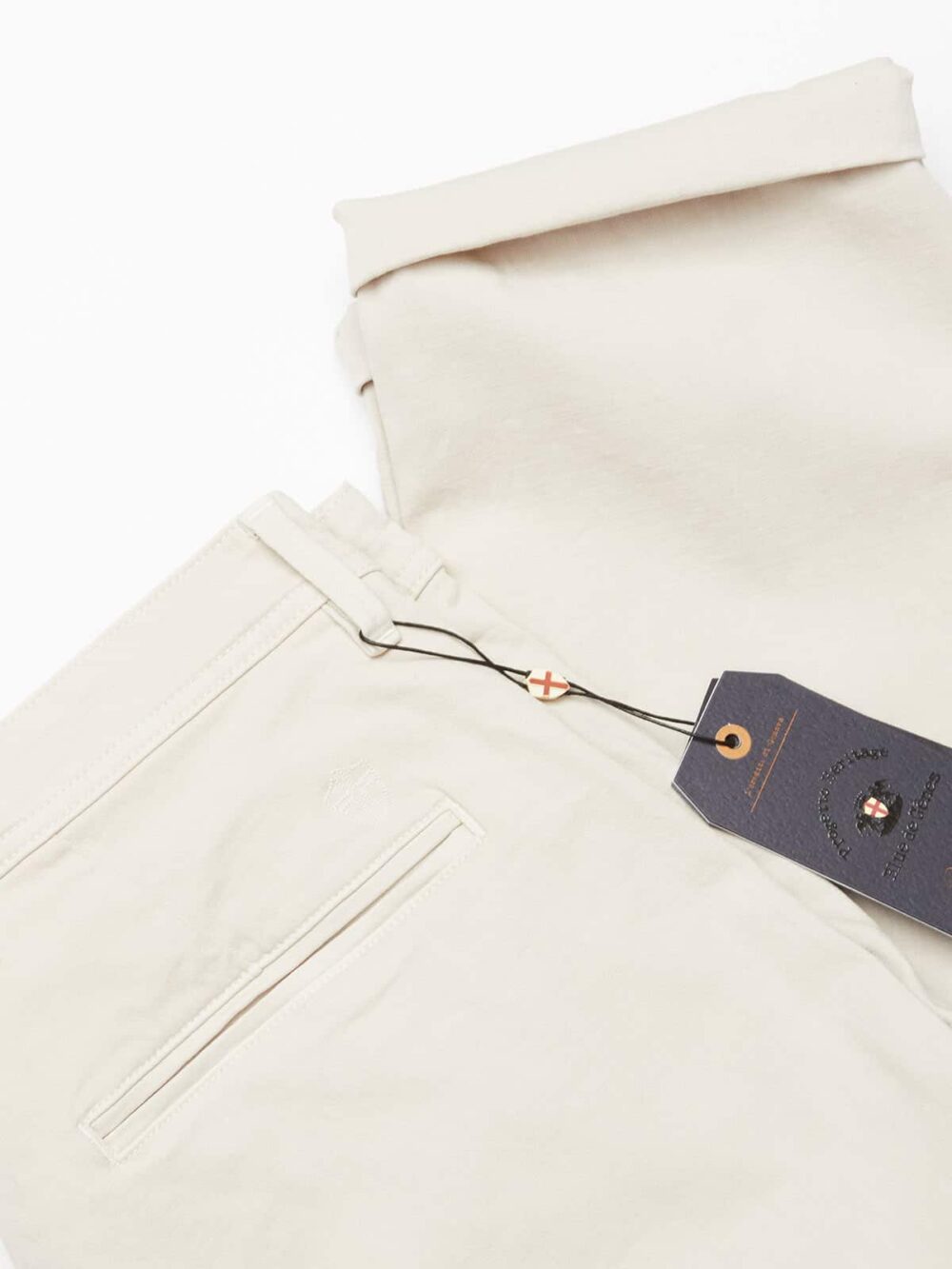 Blue de Gênes Menzo Dobby Chino - Stone - Image 3