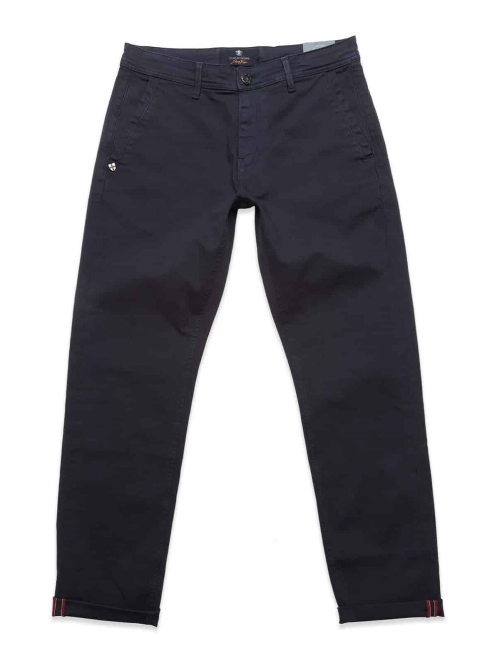 Blue de Gênes Menzo Dobby Chino - Navy