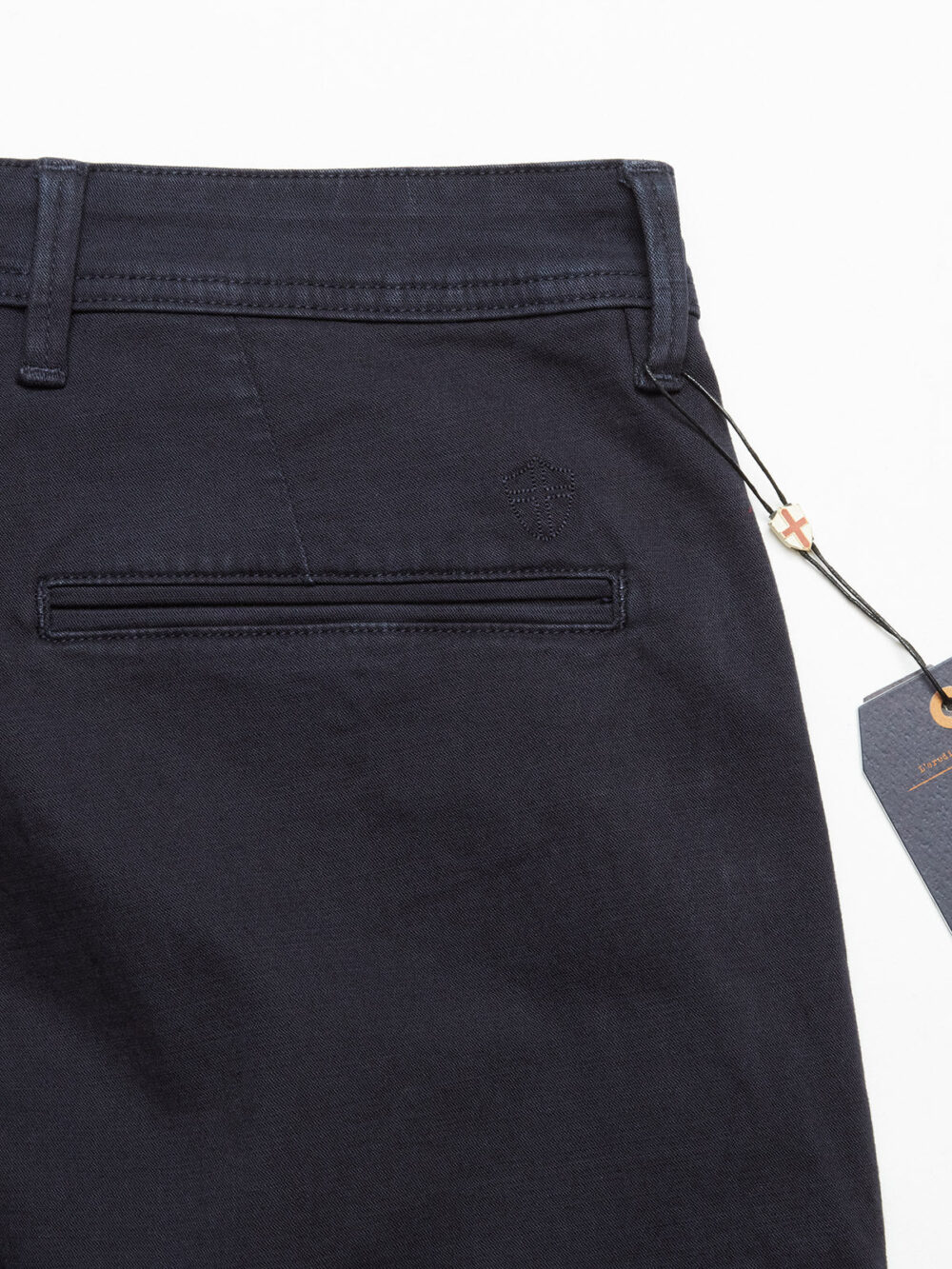 Blue de Gênes Menzo Dobby Chino - Navy - Image 2