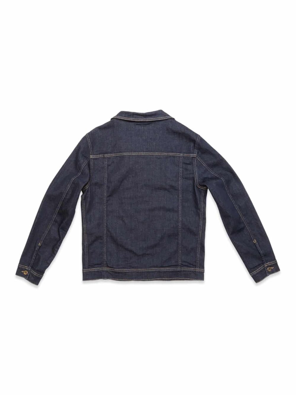 Blue de Gênes Cosimo Trucker Denim Jakke - Dark Blue Denim - Image 2