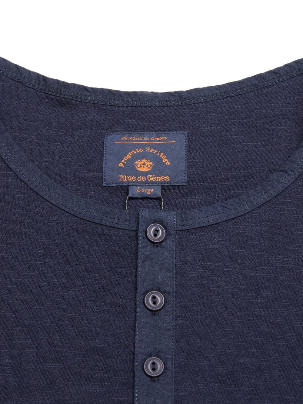 Blue de Gênes Grandad Bluse - Navy - Image 2