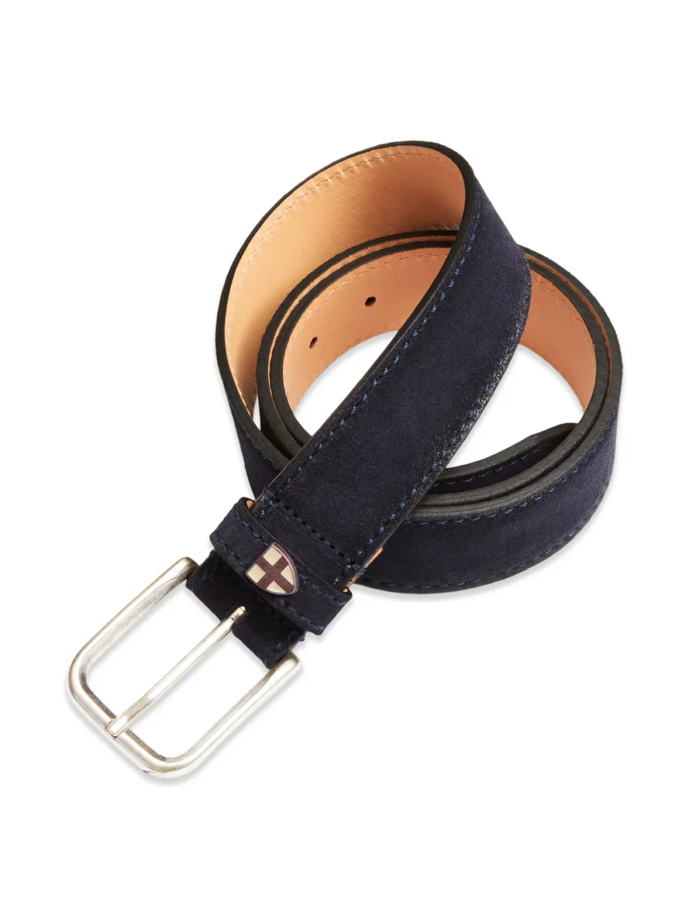 Blue de Gênes Suede Bælte - Navy