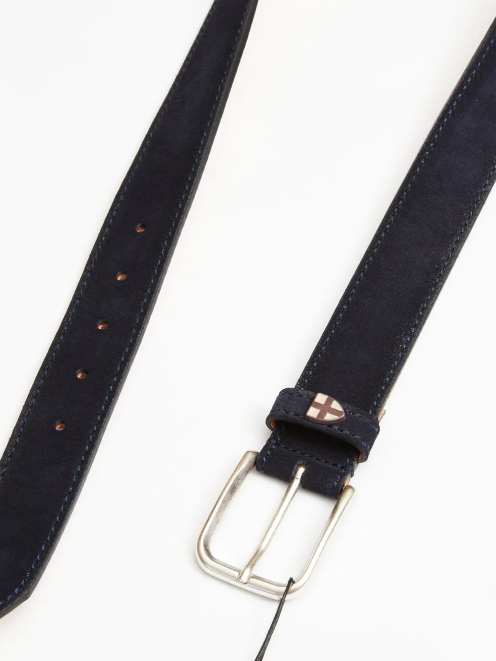 Blue de Gênes Suede Bælte - Navy - Image 2