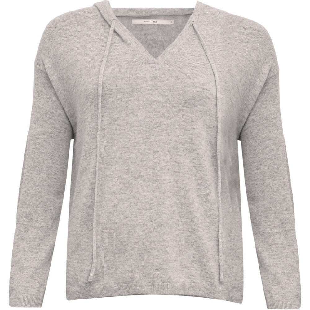 Costa Mani Allie Strikket Hoodie - Grå