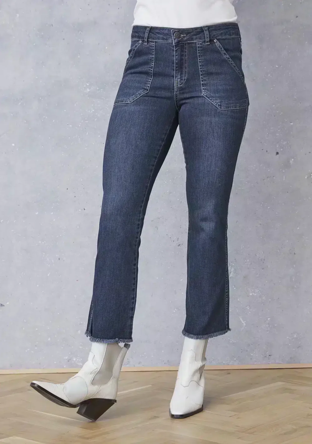 ISAY Como Flare Jeans - Dark Denim