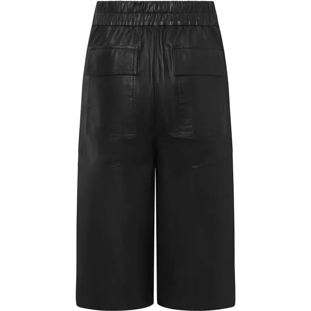 Depeche 51174 AnettDEP Skind Shorts - Sort - Image 3