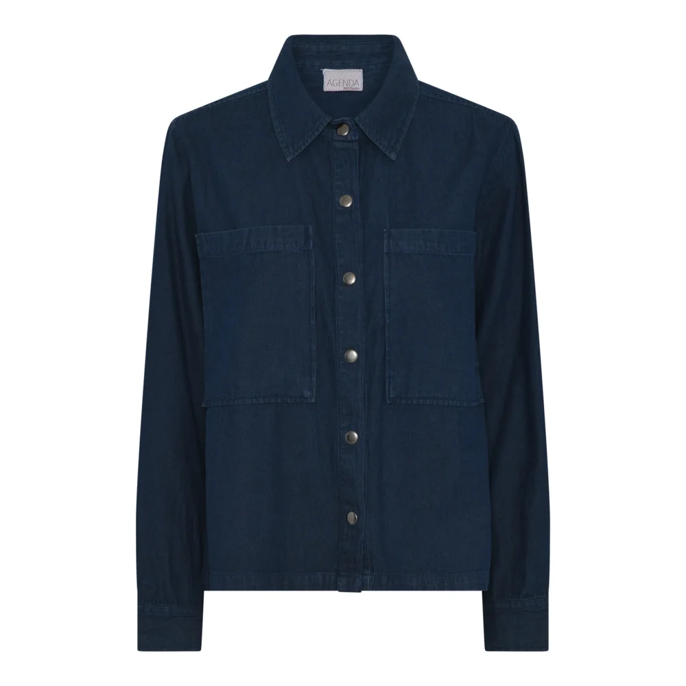 Agenda FeodoraAG Denim Skjorte - Blå