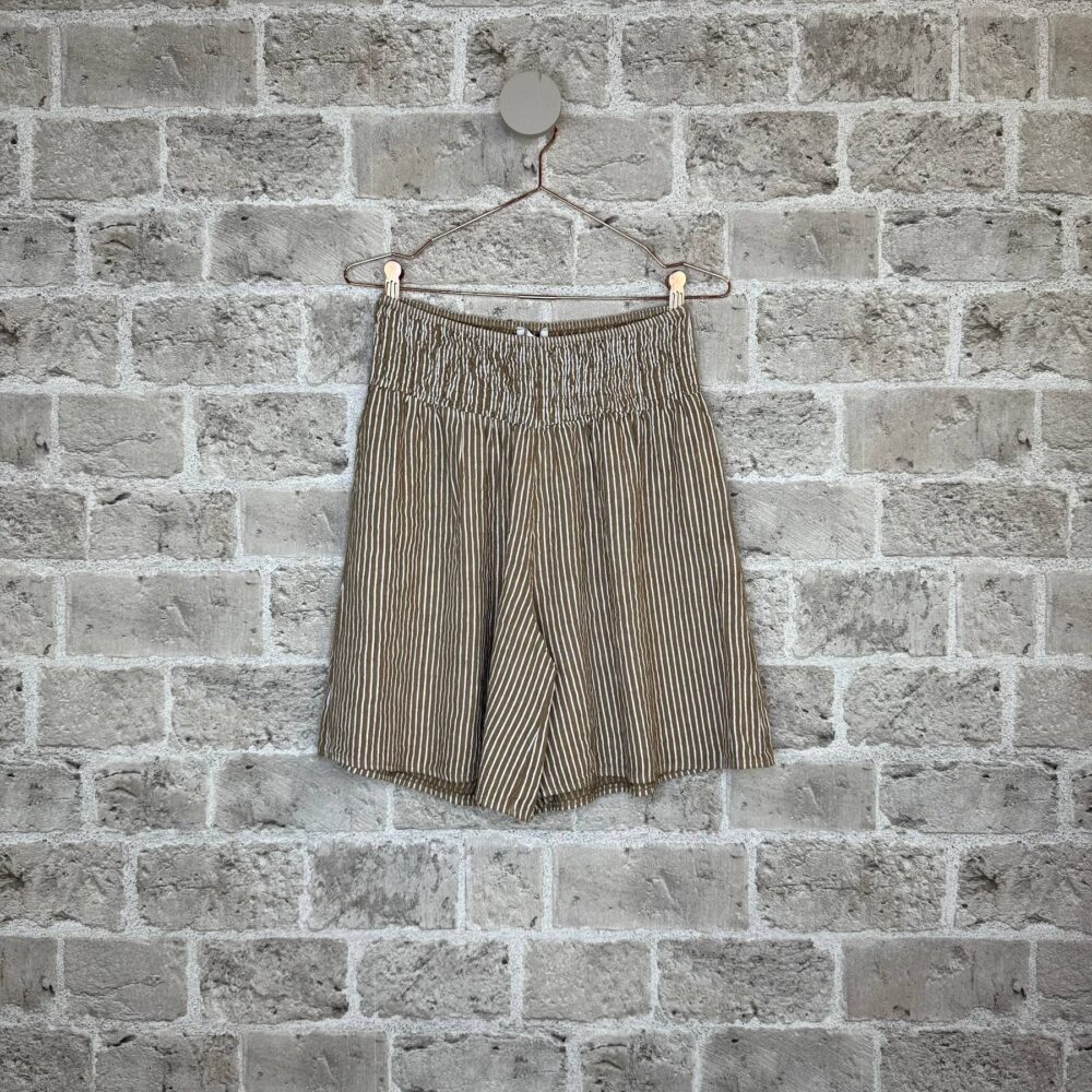 Cabana Living Stribede Farao Shorts - Latte