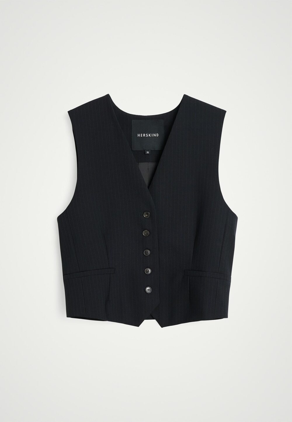 Herskind Mister Vest - Navy/Stribet - Image 3