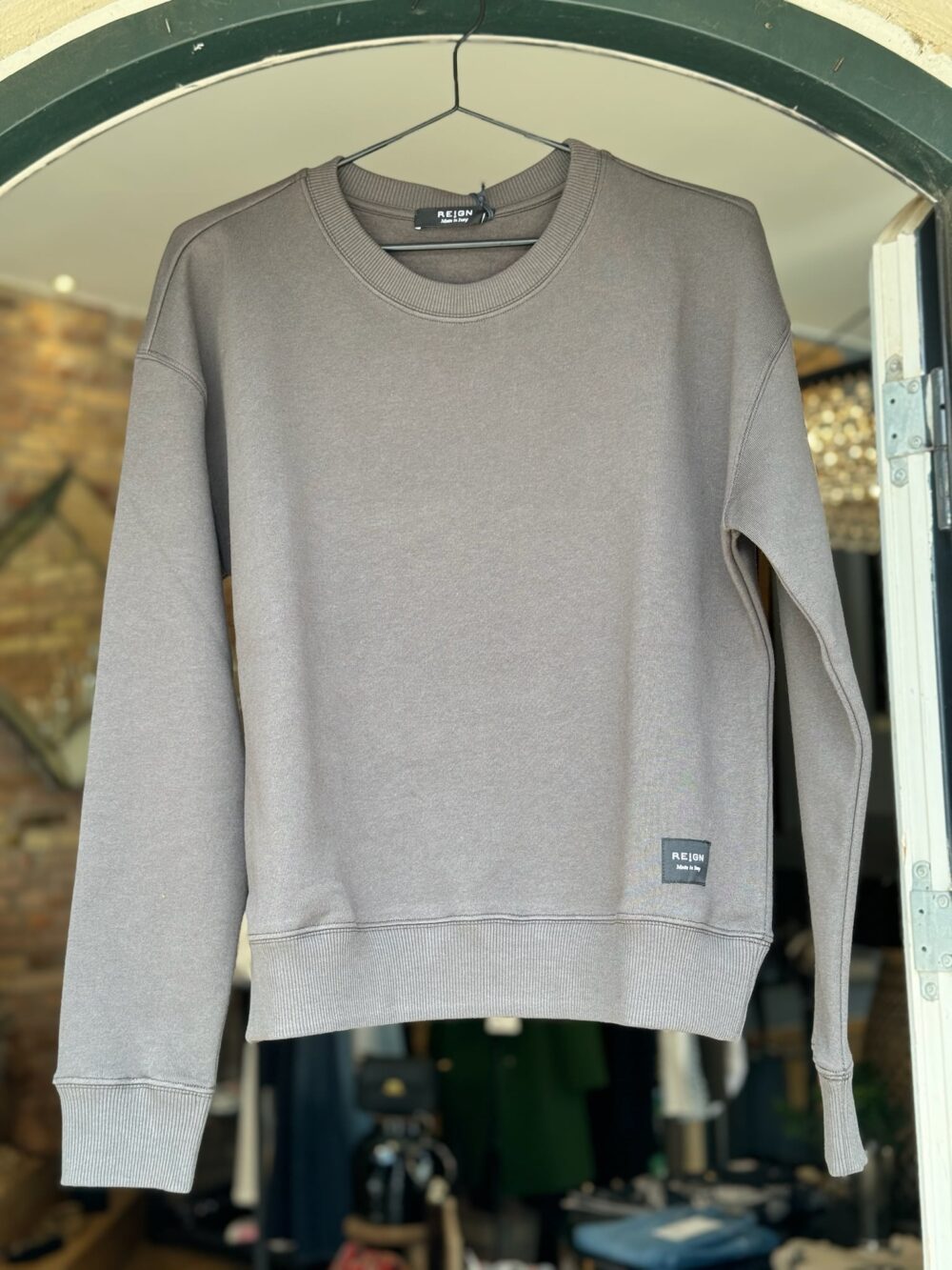 Reign Italia Fanny Label Sweatshirt - Antracit