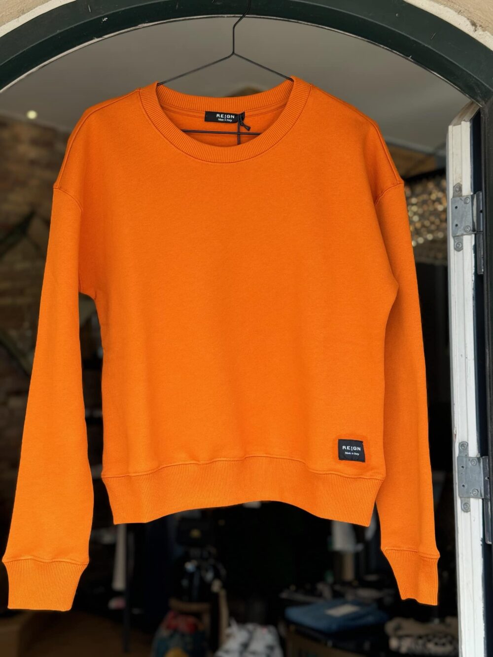 Reign Italia Fanny Label Sweatshirt - Orange