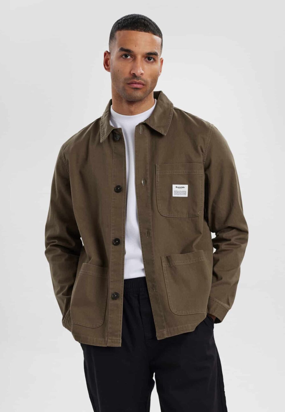 Resteröds Twill Skjorte Jakke - Brun