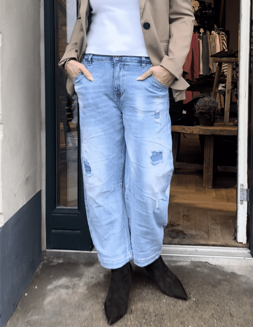 Cabana Living Globe Jeans - Denim Blå