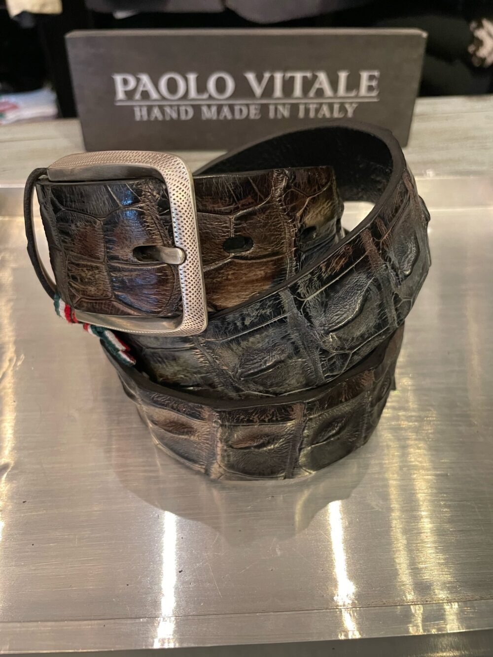 Paolo Vitale Krokodille Bælte - Multi