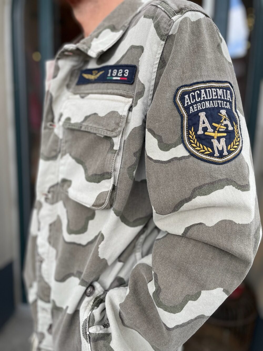 Aeronautica Militare Denim Jakke - Military Camo - Image 2