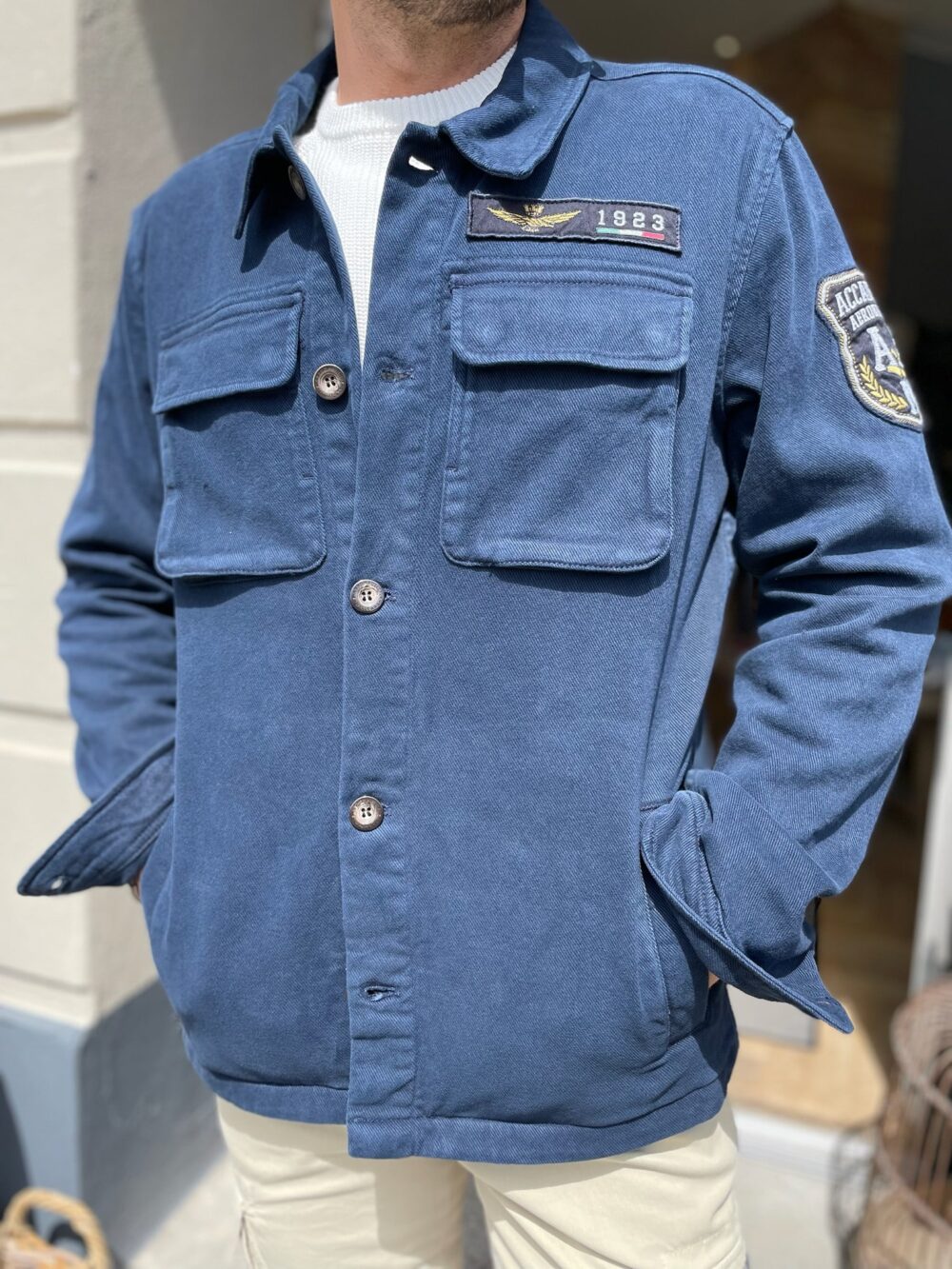 Aeronautica Militare Denim Jakke - Dark Blu