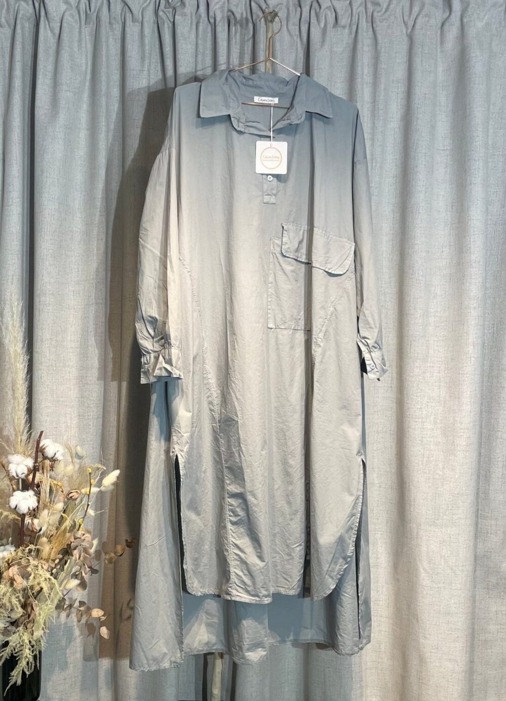 Cabana Livig Duna Skjorte Kjole - Drizzle