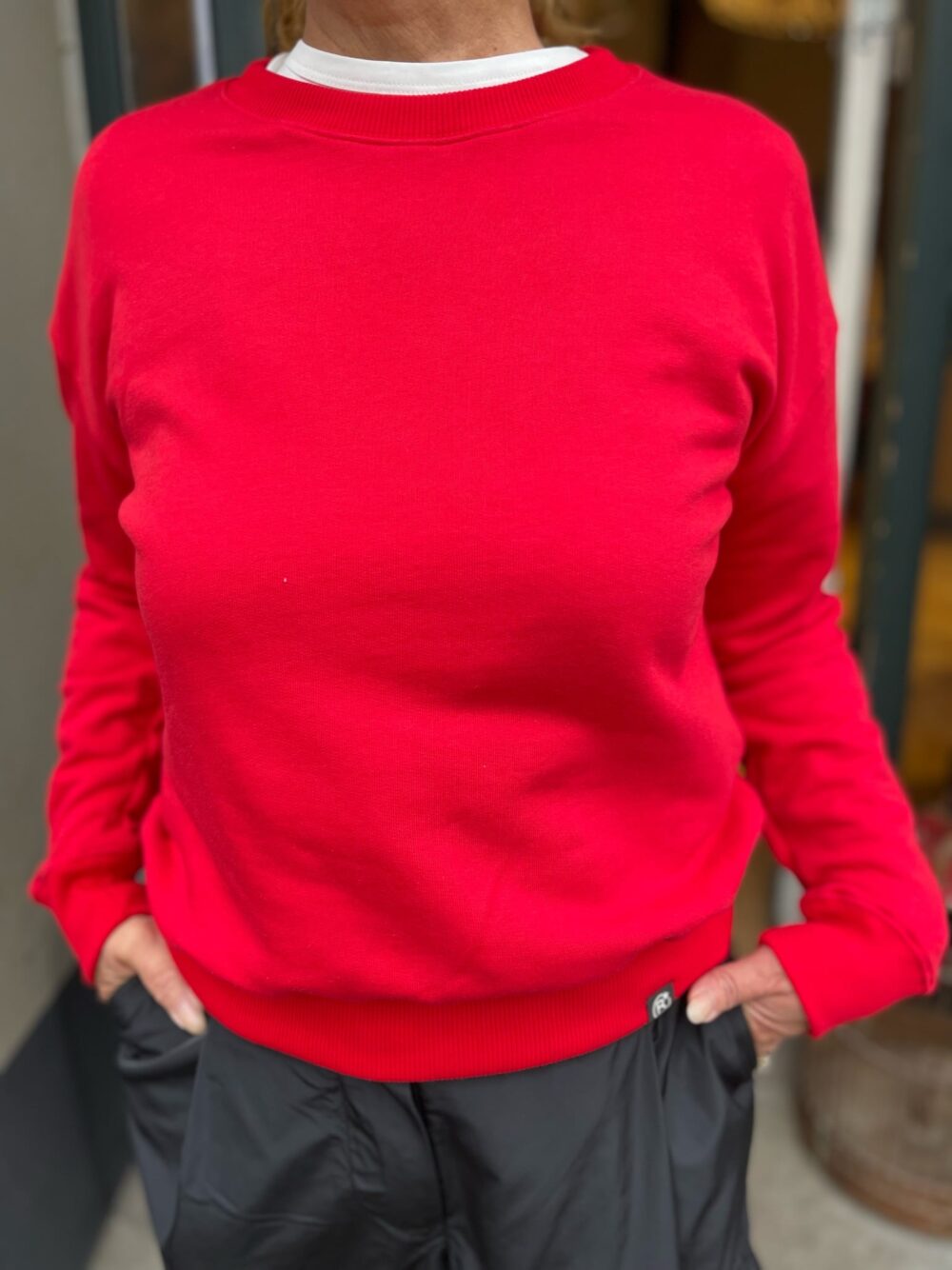 Reign Italia Fanny Label Sweatshirt - Rød