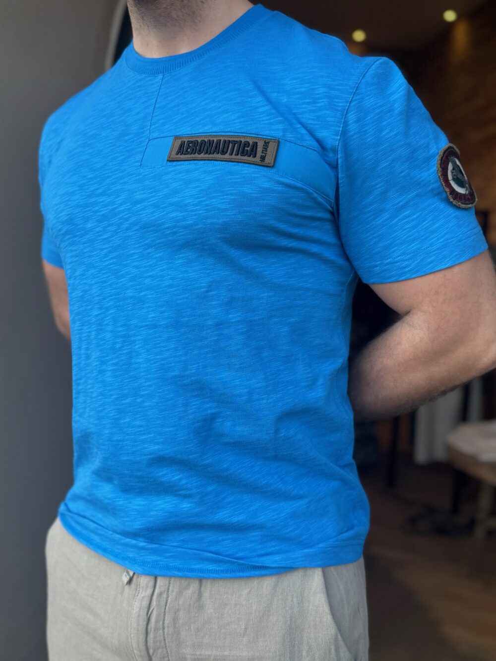 Aeronautica Militare J680 T-shirt - Brilliant Blue