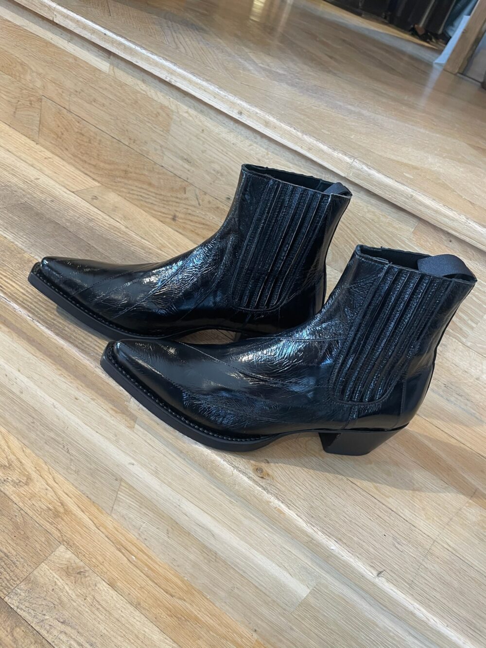 By CJ Carla Åleskinds Cowboy Støvler - Sort