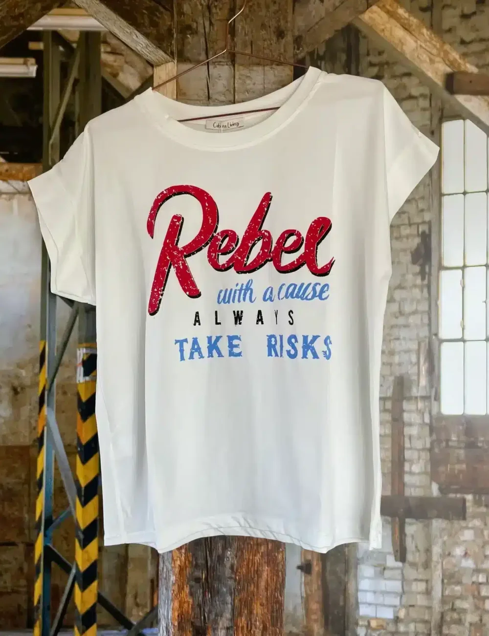 Cabana Living Maddy 'Rebel' T-shirt - Hvid