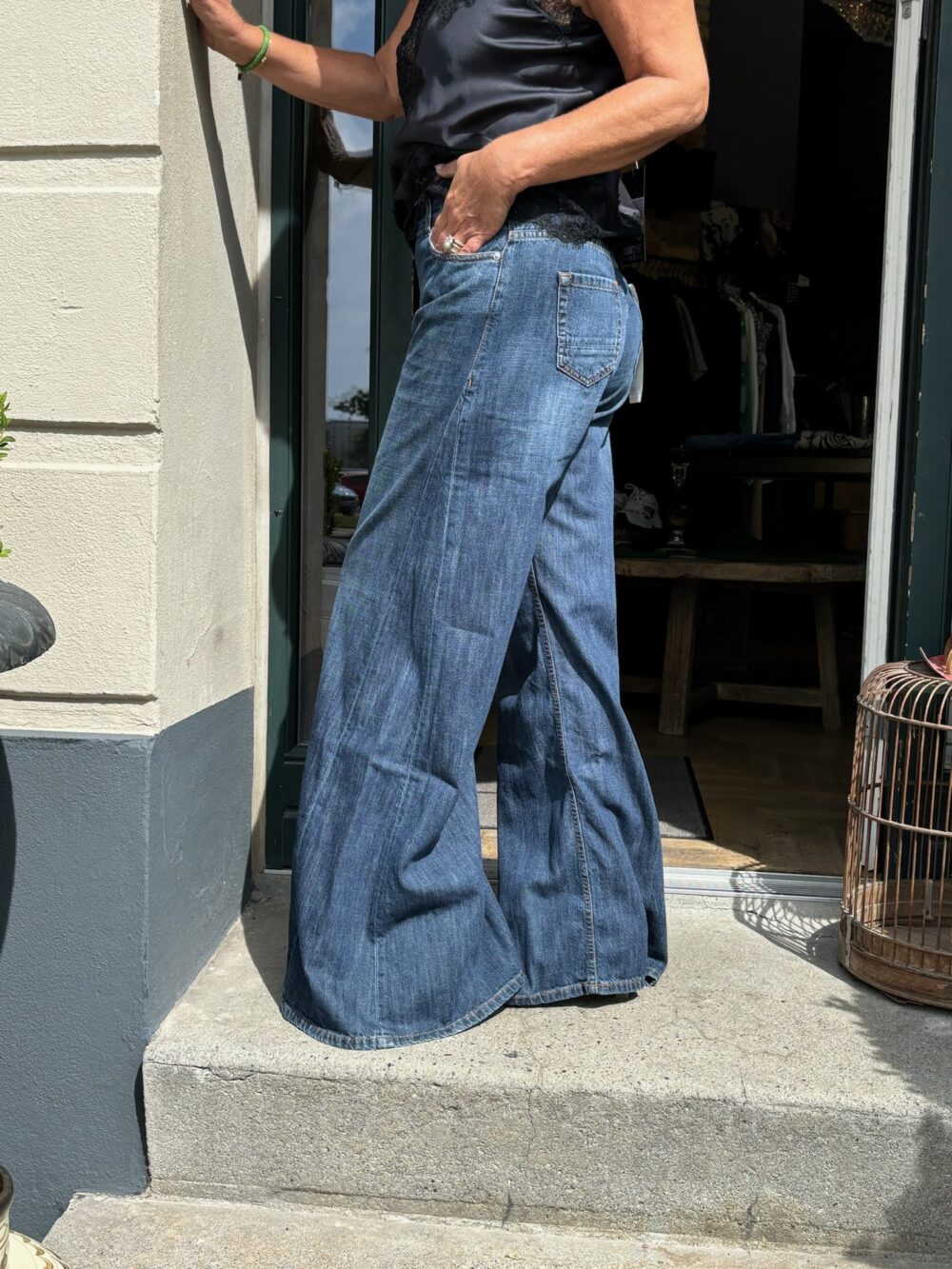 Regn Italia Angelina Orleans Jeans - Denim Blue - Image 2