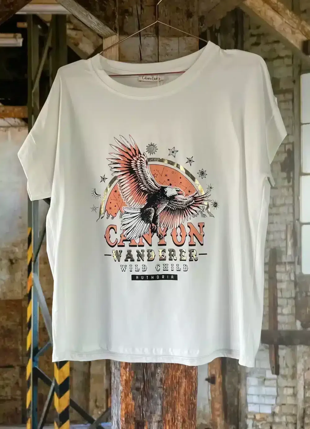 Cabana Living Maddy 'Wanders' T-shirt - Hvid