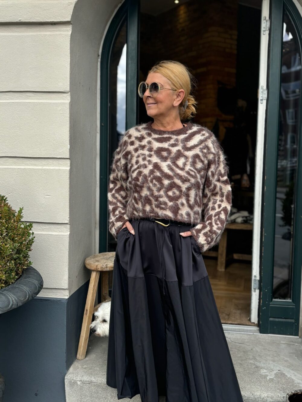 Sorbet SBBeka Cropped Sweater - Chocolate Brown