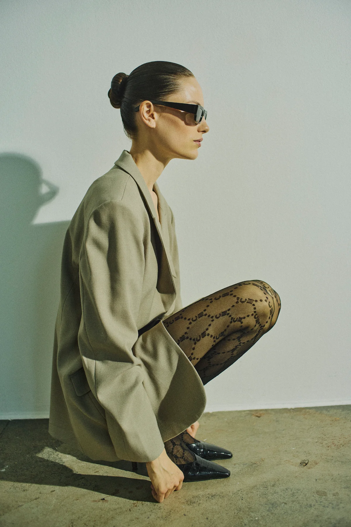 COPENHAGEN MUSE - CMTAILOR - BLAZER I SAND - Billede 4