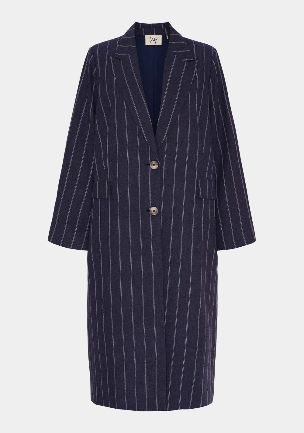 ISAY Pearl Frakke - Navy/Stribet