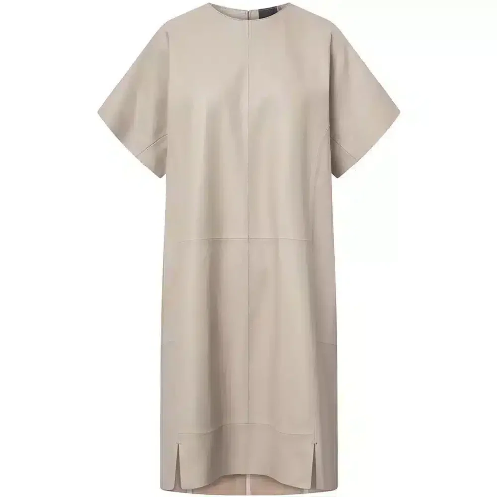 Depeche 51220 Kort Skind Kjole - Cream