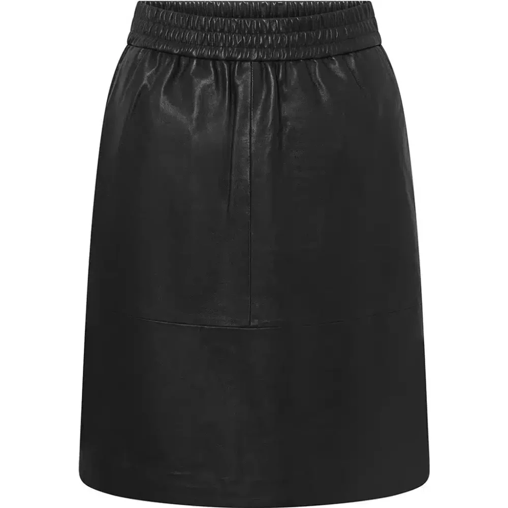 Depeche 51194 MariaDEP Skind Nederdel - Sort