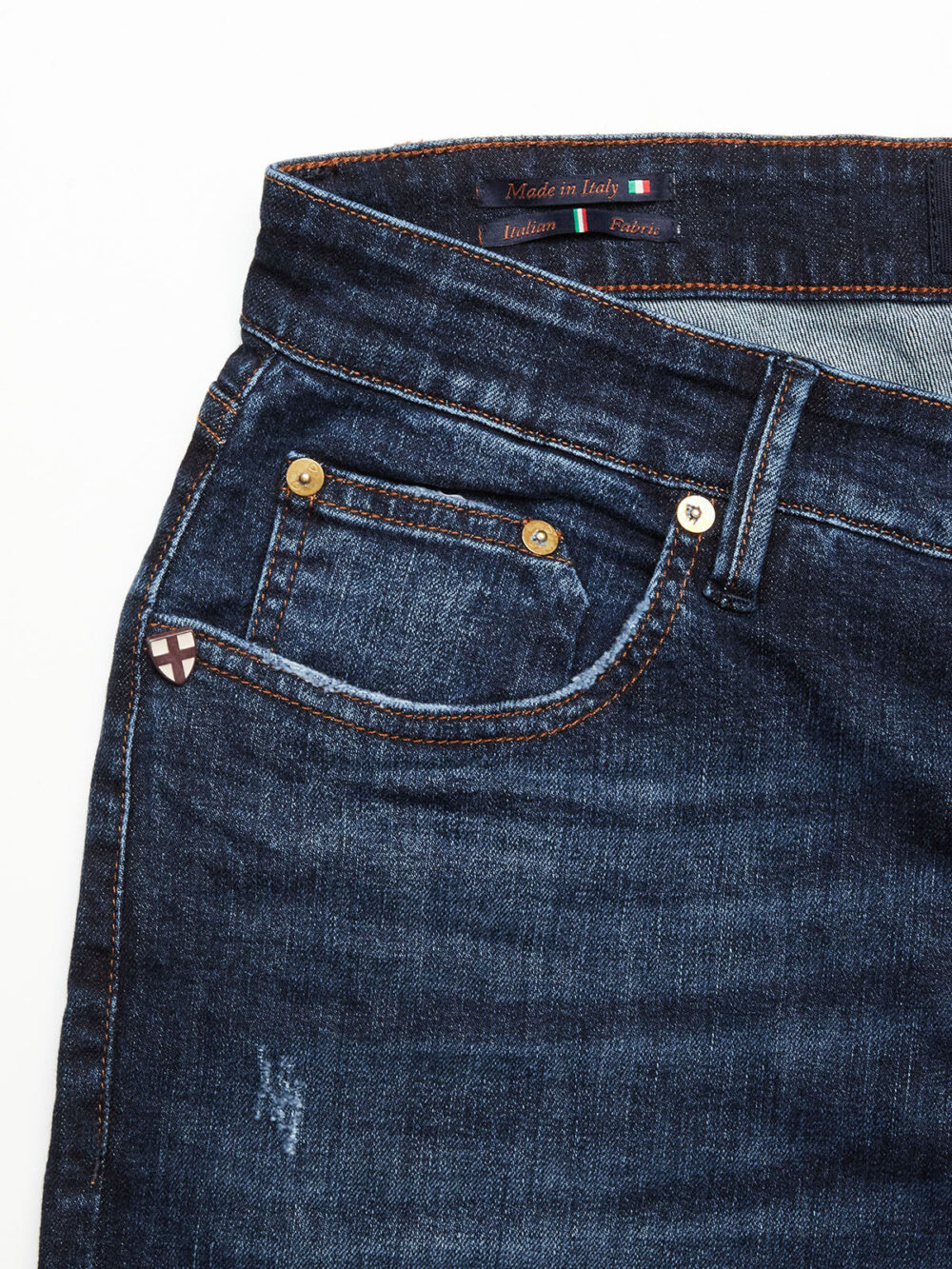 Blue de Gênes Vinci 3048 Jeans - Mid Blue Denim - Image 2