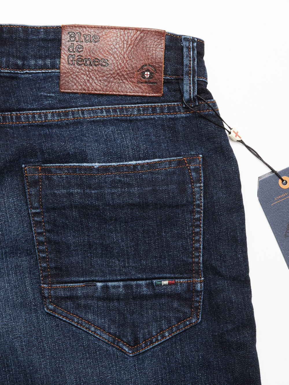Blue de Gênes Vinci 3048 Jeans - Mid Blue Denim - Image 4