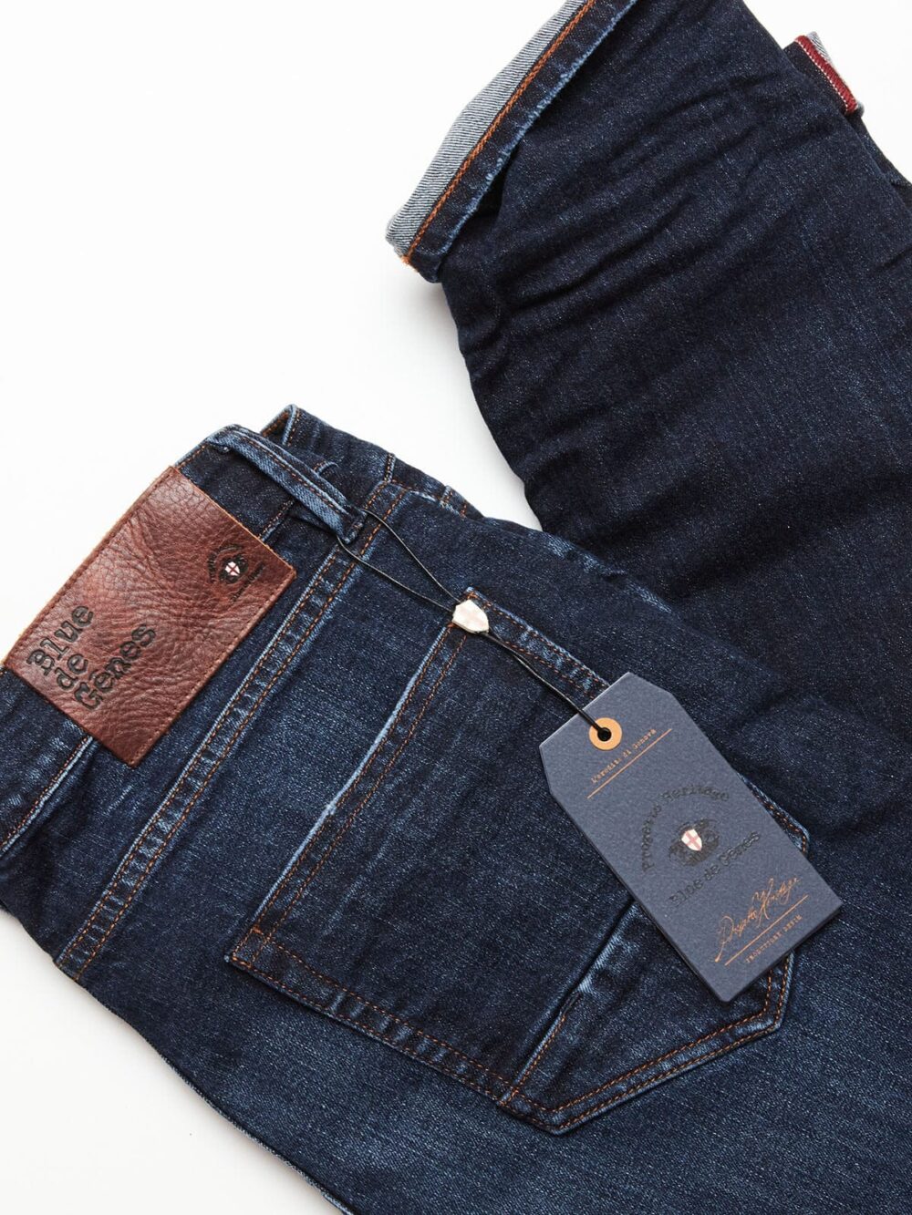 Blue de Gênes Vinci 3048 Jeans - Mid Blue Denim - Image 3