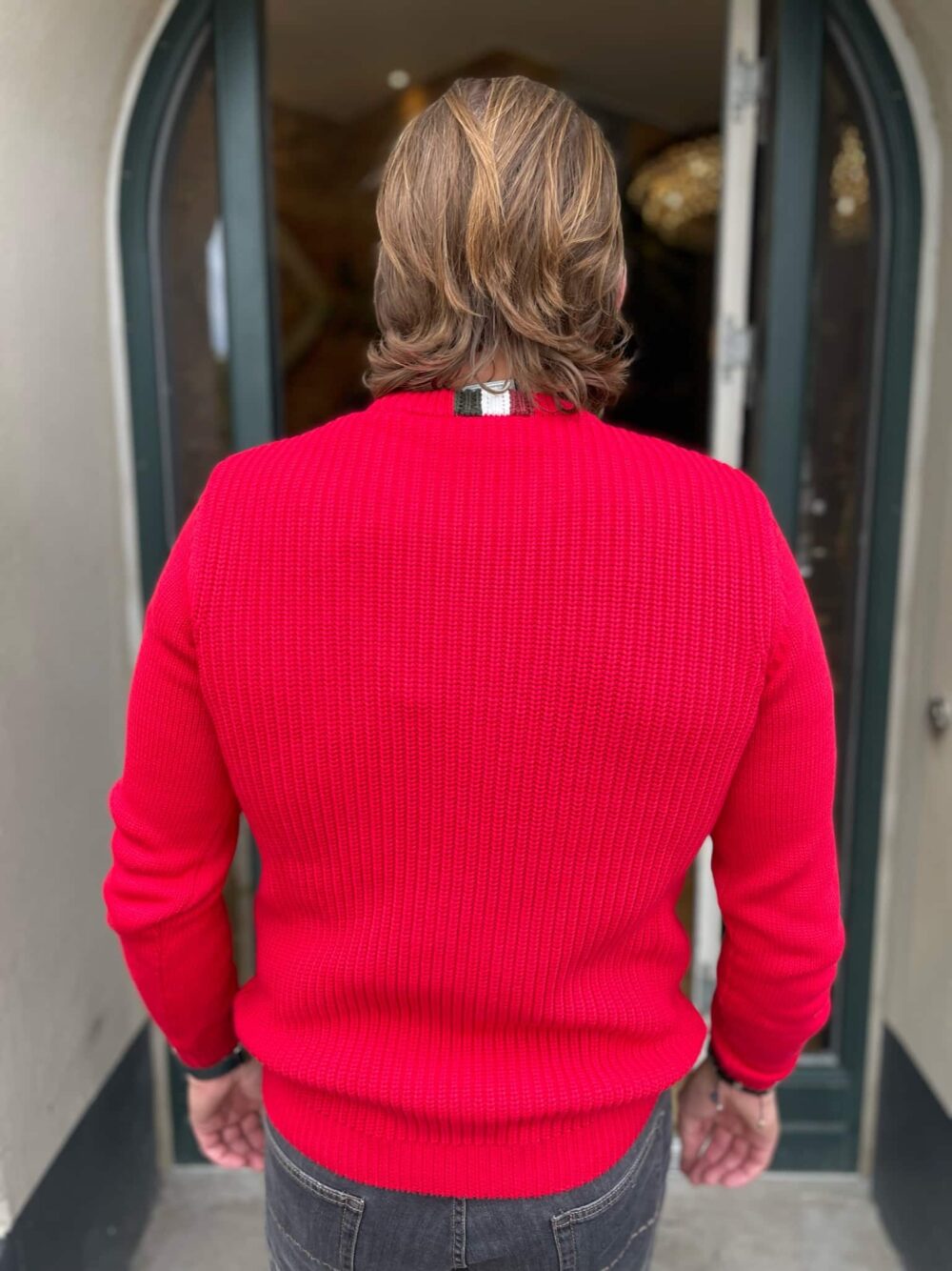 Aeronautica Militare Crewneck Sweater Rød - Image 3