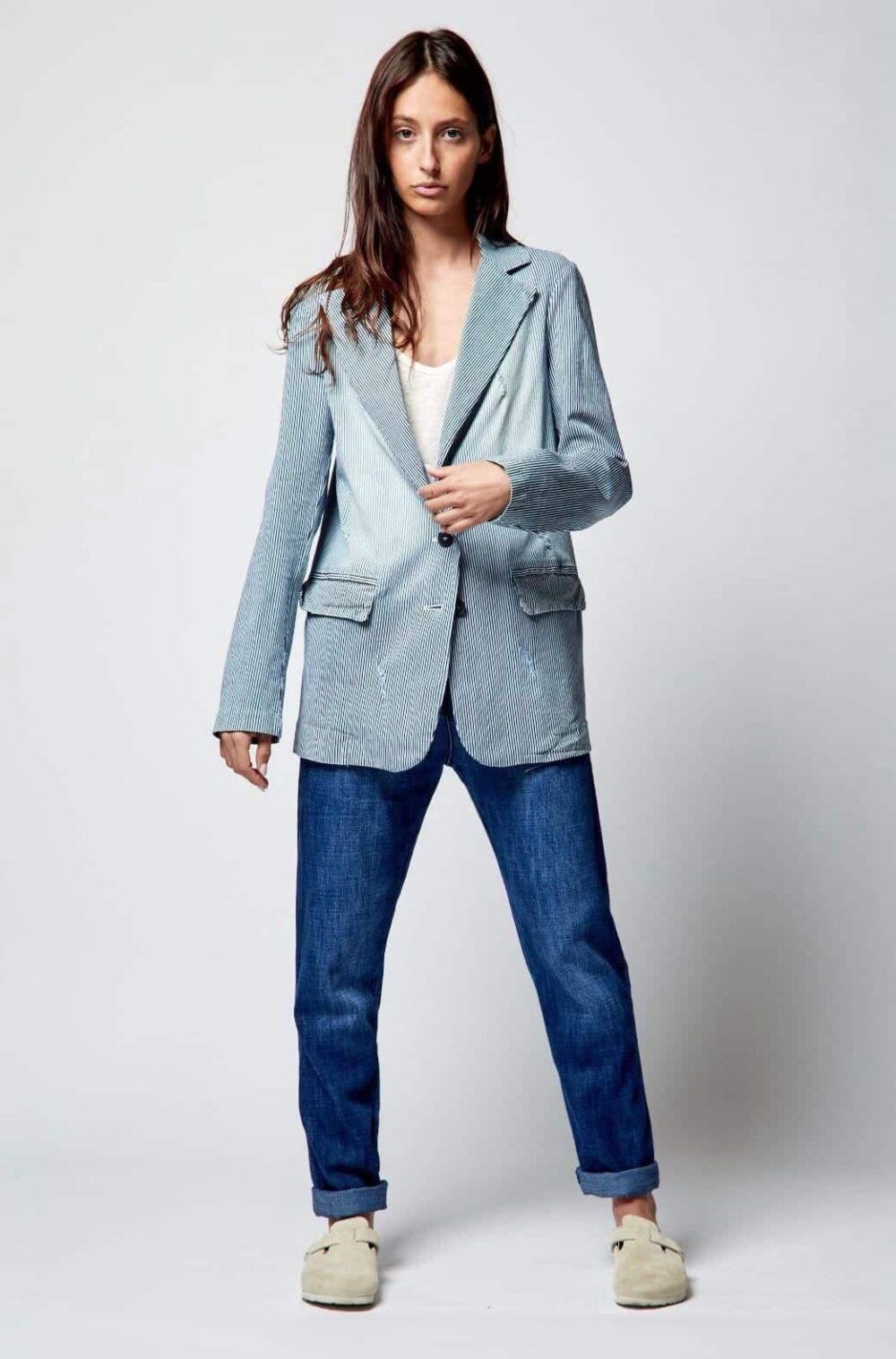 Banditas Chicco Striped Blazer - Blå/Stribet - Image 2
