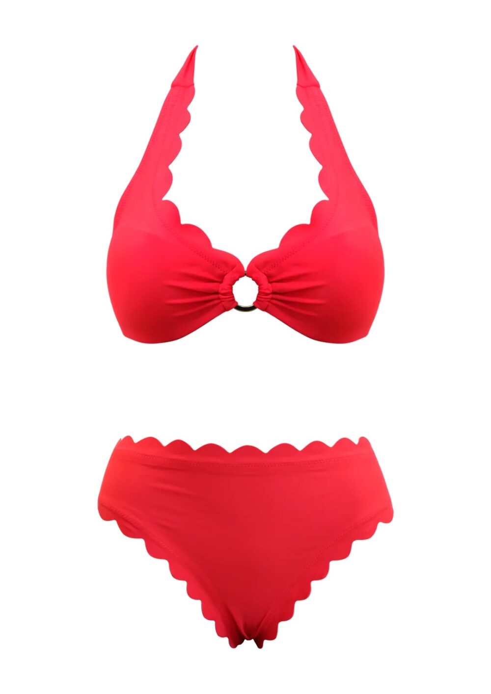 KAANDA Venus rød UW bikinitop med mellemhøjtaljet underdel - Image 2